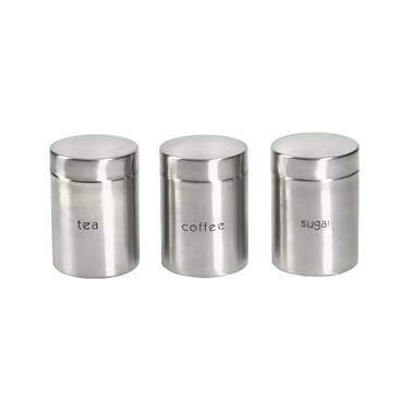 Salt and pepper best sale tea coffee sugar canisters